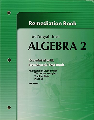 Stock image for Holt McDougal Larson Algebra 2: Remediation Book for sale by SecondSale