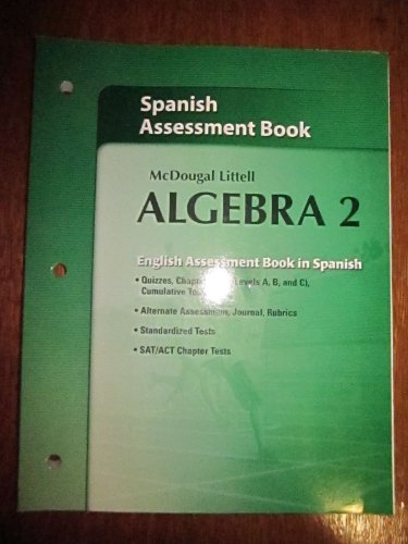 9780618736850: Holt McDougal Larson Algebra 2: Assessment Book (Spanish Edition)
