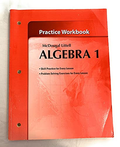 9780618736942: Holt McDougal Larson Algebra 1: Practice Workbook