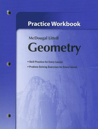 Stock image for Holt McDougal Larson Geometry: Practice Workbook for sale by SecondSale