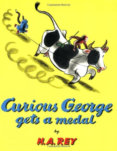 9780618737635: Curious George Gets a Medal (Book and CD)