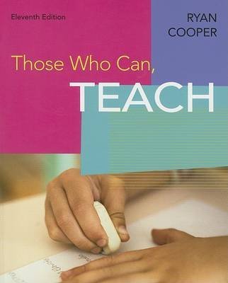 Those Who Can Teach (9780618739776) by Ryan, Kevin