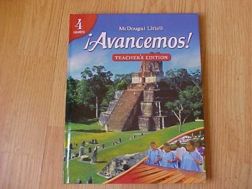 9780618749935: !Avancemos! Teacher's Edition (Level 4) by Ana C. Jarvis and Raquel Lebredo (Paperback - 2007)