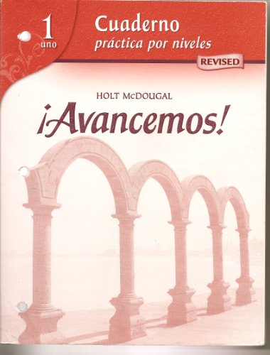 Stock image for Cuaderno: Practica Por Niveles Workbook (Avancemos!, Level 1) (Spanish Edition) ; 9780618751013 ; 0618751017 for sale by APlus Textbooks