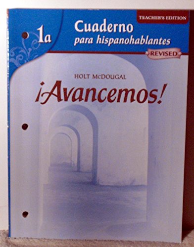 9780618752256: Cuaderno para hispanohablantes Workbook (Avancemos!, Level 1a) (Spanish Edition)