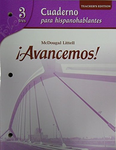 Beispielbild fr Cuaderno para hispanohablantes Workbook (Avancemos!, Level 3) (Spanish Edition) zum Verkauf von BooksRun