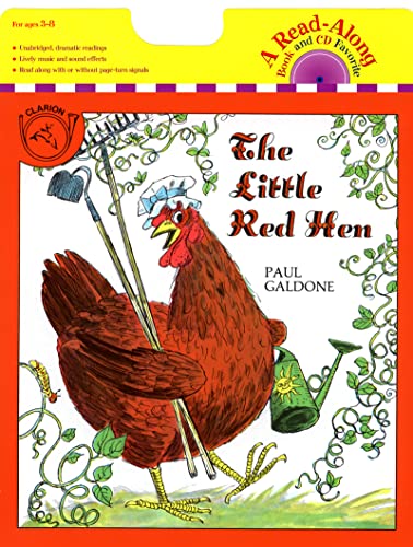 Stock image for The Little Red Hen Book Cd (Paul Galdone Nursery Classic) for sale by Books-FYI, Inc.