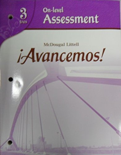 9780618753017: Assessment Program On-Level (Avancemos!, Level 3) (Spanish Edition)