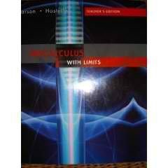 Precalculus with Limits, Teacher's Edition (9780618753130) by Ron Larson; Robert P. Hostetler