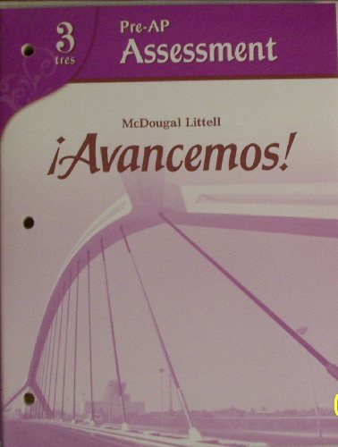 Imagen de archivo de Avancemos!: Pre-AP Assessment Level 3 a la venta por SecondSale