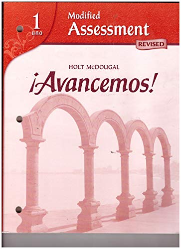 Stock image for Modified Assessment (Avancemos!, Level 1a/1b/1) (Spanish Edition) for sale by HPB-Emerald