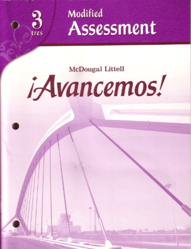 Imagen de archivo de Avancemos! Modified Assessment a la venta por Better World Books