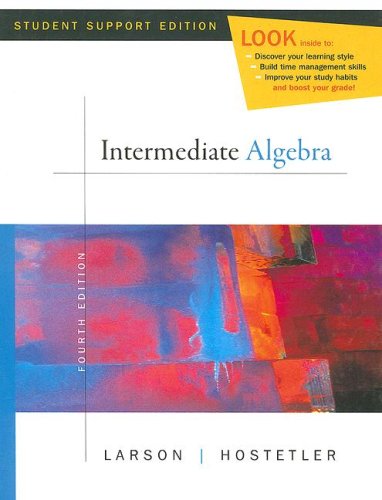Imagen de archivo de Intermdiate Algebra a la venta por Better World Books