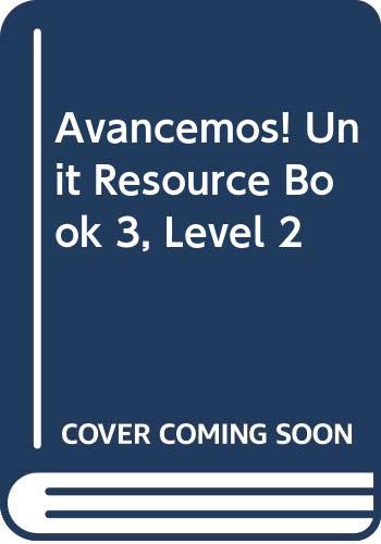 Stock image for Avancemos! Bk. 3 : Unit Resource for sale by Better World Books