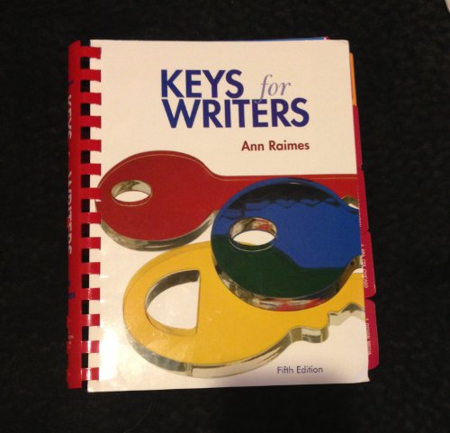 Beispielbild fr Keys for Writers, 5th Edition zum Verkauf von Wonder Book