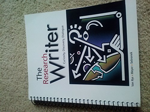 Stock image for The Research Writer, Spiral bound Version for sale by Your Online Bookstore