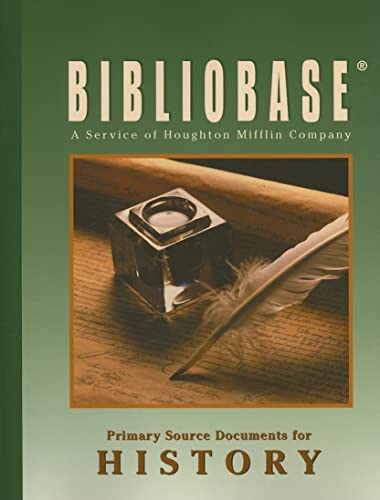 9780618762507: Bibliobase: Primary Source Documents for History