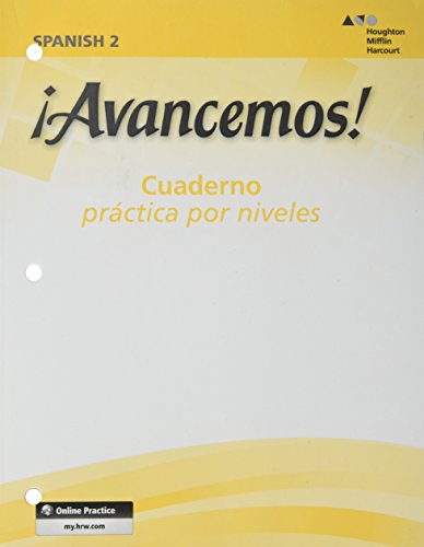 Stock image for Avancemos! Cuaderno Practica Por Niveles Student Edition Level 2 for sale by TextbookRush