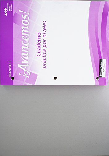 Stock image for Avancemos!: Cuaderno Practica por niveles Student Edition Level 3 (Spanish Edition) for sale by SecondSale