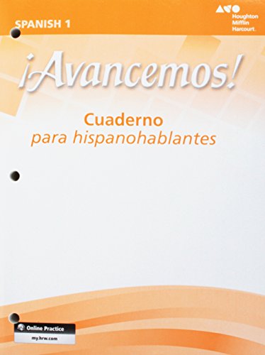 Beispielbild fr Cuaderno para hispanohablantes (Student) Level 1 (Avancemos!) (Spanish Edition) zum Verkauf von Goodwill Books