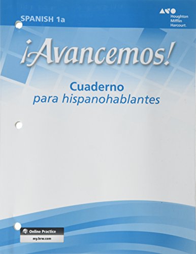 Beispielbild fr Cuaderno para hispanohablantes (Student) Level 1A (¡Avancemos!) (Spanish Edition) zum Verkauf von BooksRun