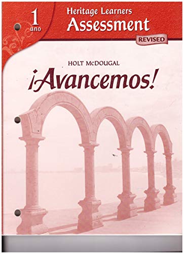 Stock image for Heritage Learners Assessment (Avancemos!, Level 1a/1b/1) (Spanish Edition) for sale by HPB-Emerald