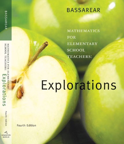 Beispielbild fr Mathematics for Elementary School Teachers zum Verkauf von Wonder Book