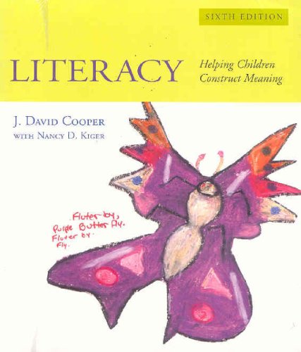 Stock image for Literacy: Helping Children Construct Meaning for sale by The Book Spot