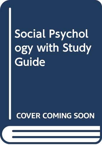 Imagen de archivo de Social Psychology with Study Guide, 6th a la venta por a2zbooks