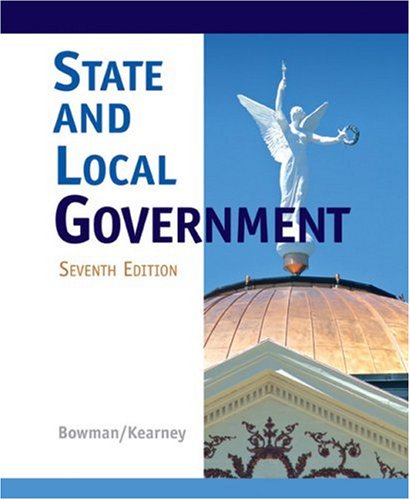 Beispielbild fr State and Local Government zum Verkauf von Better World Books