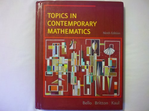 9780618775248: Topics in Contemporary Mathematics