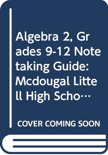 Stock image for Holt McDougal Larson Algebra 2: Notetaking Guide for sale by ShowMe D Books