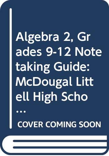 Stock image for Holt McDougal Larson Algebra 2: Notetaking Guide Algebra 2 for sale by Wonder Book