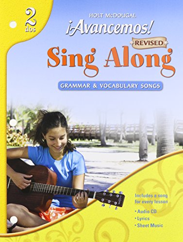 Stock image for ?Avancemos! Sing-Along Grammar and Vocabulary Songs Audio CD with Booklet Level 2 for sale by TextbookRush