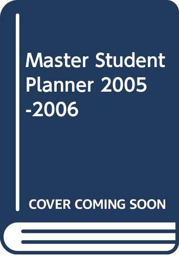 9780618777358: Master Student Planner 2005-2006