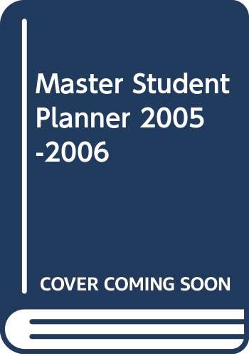 Stock image for Master Student Planner 2006-2007 for sale by a2zbooks