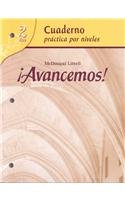 Beispielbild fr Avancemos!: Cuaderno: Practica por niveles (Student Workbook) with Review Bookmarks Level 2 (Spanish Edition) zum Verkauf von SecondSale