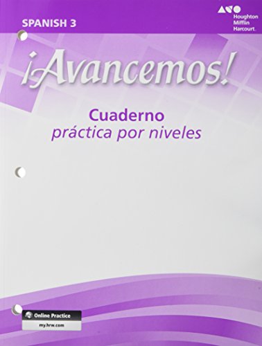 Stock image for Avancemos!: Cuaderno: Practica Por Niveles (Student Workbook) with Review Bookmarks Level 3 (Spanish Edition) for sale by New Legacy Books