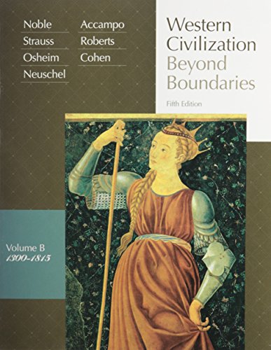 9780618794287: Western Civilization: Beyond Boundaries, Vol. B: 1300-1815