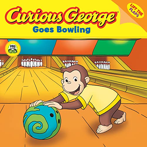 Beispielbild fr Curious George Goes Bowling (Cgtv Lift-The-Flap 8x8) zum Verkauf von 2Vbooks