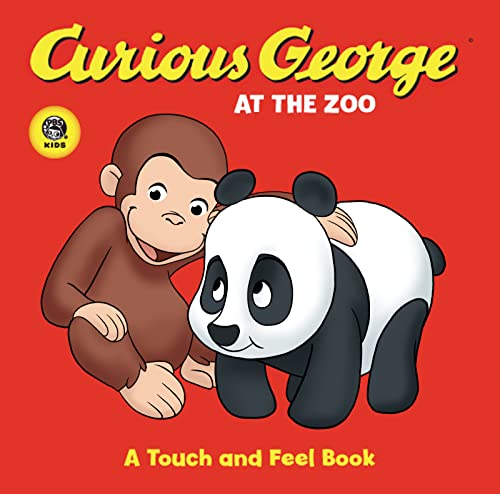 9780618800421: Curious George at the Zoo: A Touch and Feel Book