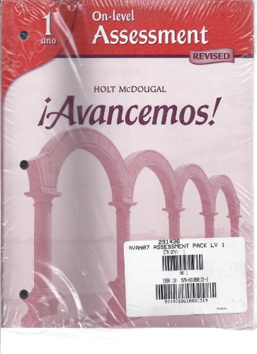 Stock image for Avancemos!: Differentiated Assessment Program Levels 1A/1B/1 (Spanish Edition) for sale by SecondSale