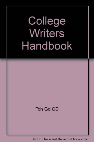 Stock image for College Writers Handbook for sale by HPB-Red