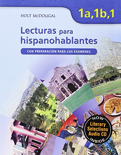 Beispielbild fr avancemos!: Lecturas Para Hispanohablantes (Student) With Audio Cd Levels 1a/1b/1 (Spanish Edition) ; 9780618802272 ; 0618802274 zum Verkauf von APlus Textbooks