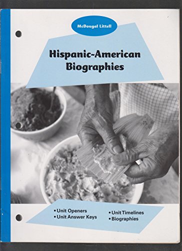 Stock image for Holt Social Studies: Hispanic-American Biographies for sale by Nationwide_Text