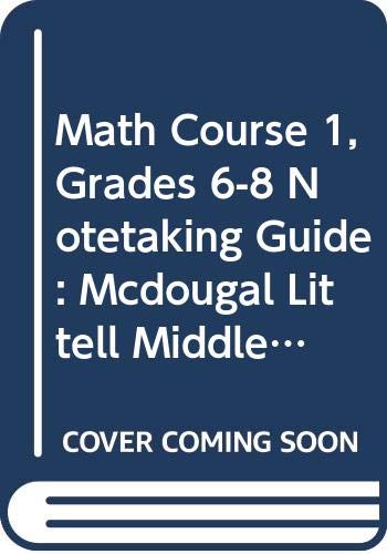 9780618808960: McDougal Littell Math Course 1: Notetaking Guide