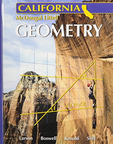 9780618811946: Holt McDougal Larson Geometry: Student Edition 2007: California