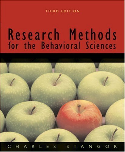 Stock image for Research Methods for the Behavioral Sciences for sale by HPB-Red