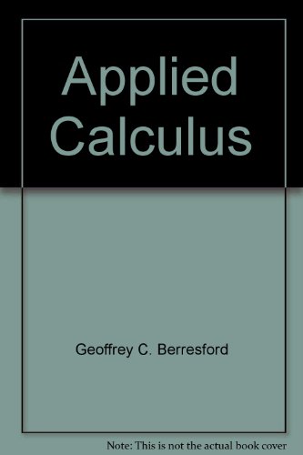 Stock image for Applied Calculus for sale by ThriftBooks-Dallas