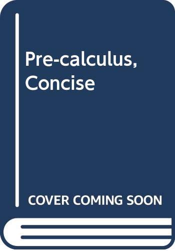 Pre-calculus, Concise (9780618815401) by Larson, Ron